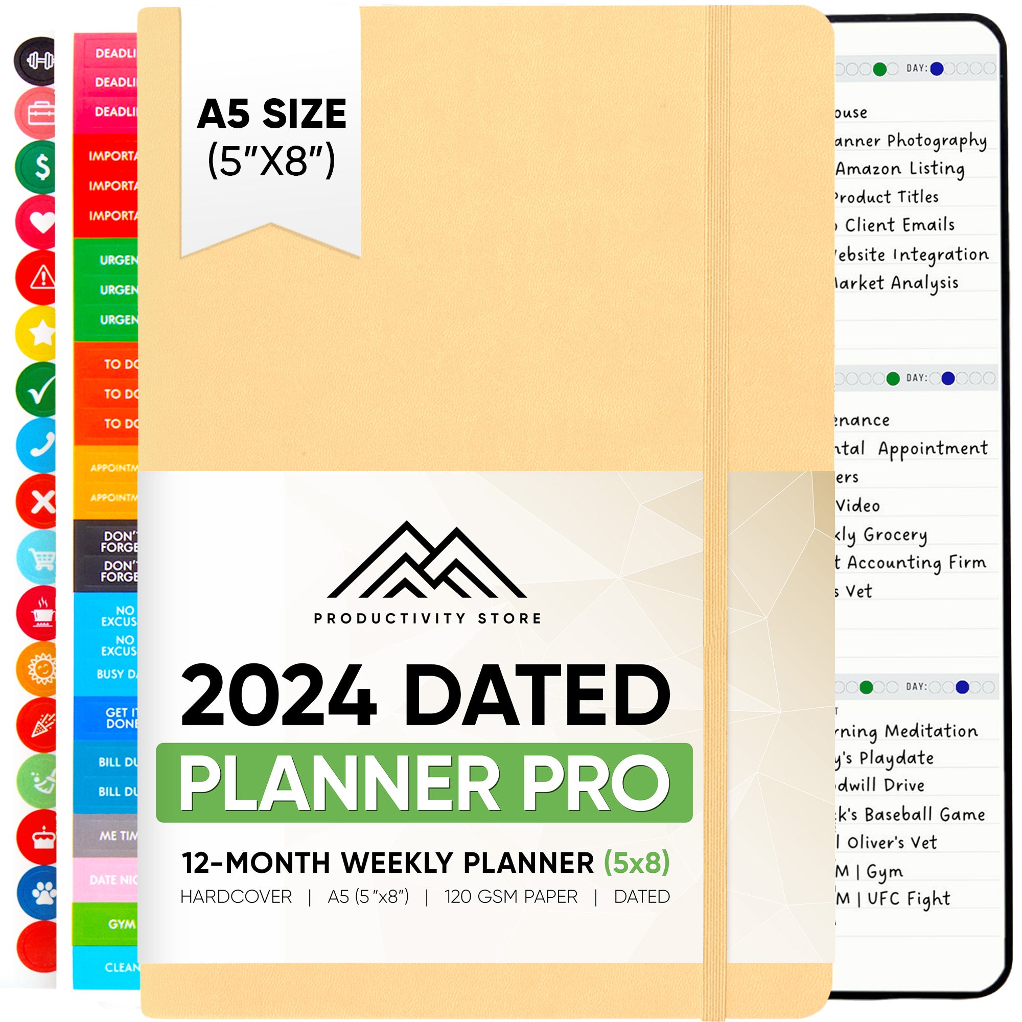 Undated 2025 Productivity Store Planner Pro (A5)