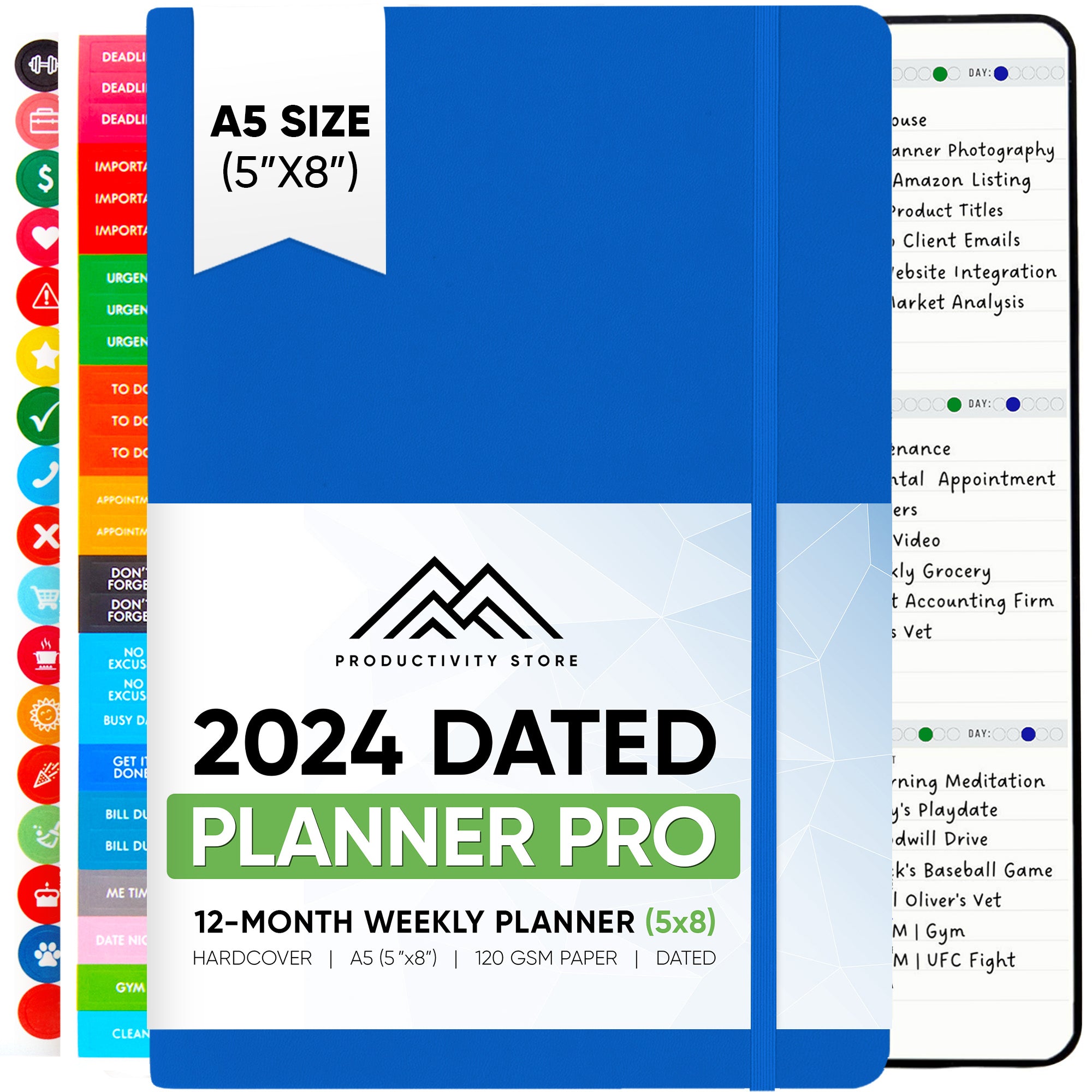 Undated 2025 Productivity Store Planner Pro (A5)