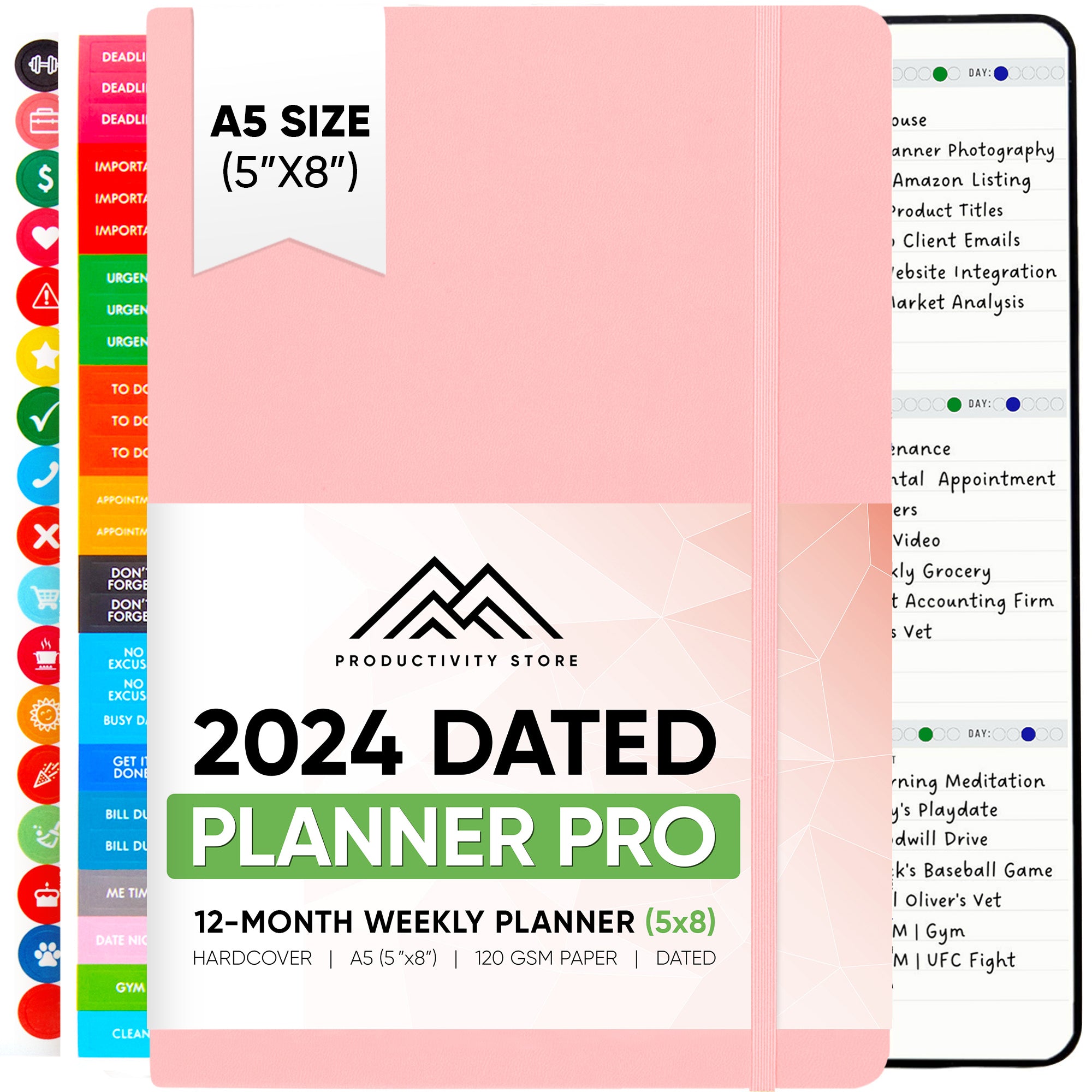Undated 2025 Productivity Store Planner Pro (A5)
