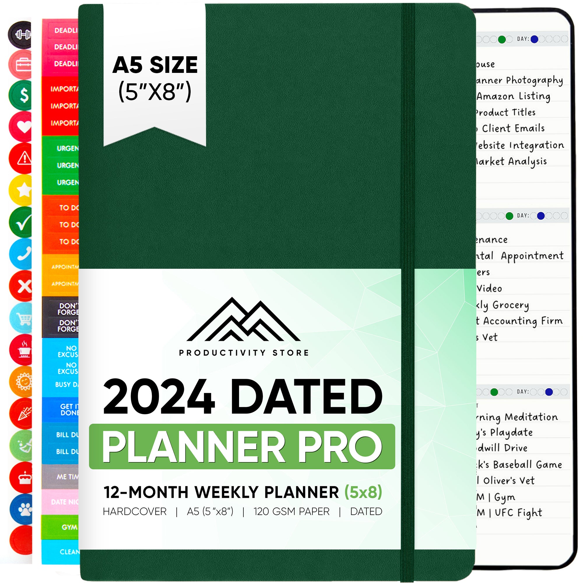 Undated 2025 Productivity Store Planner Pro (A5)