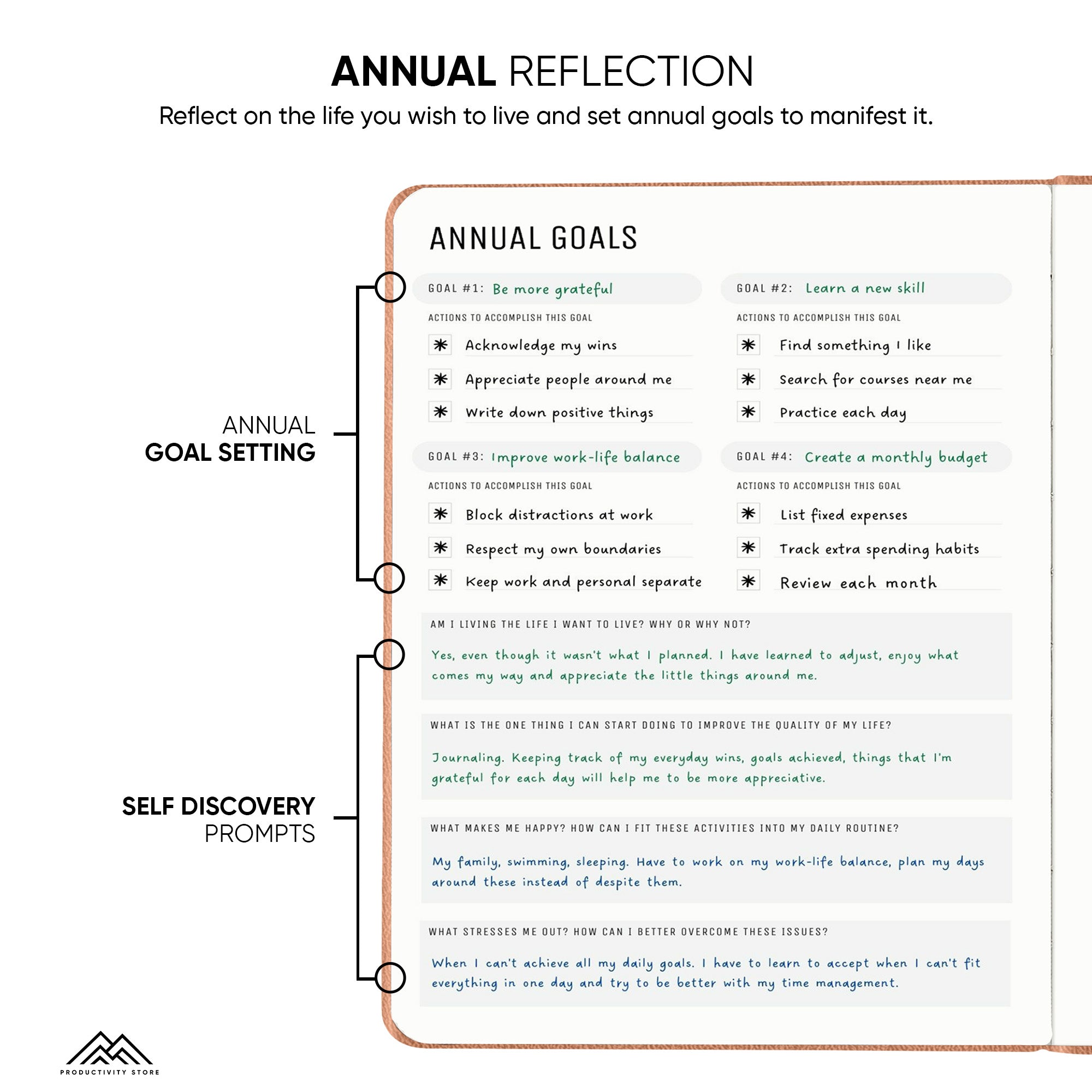 Productivity Store Gratitude Journal
