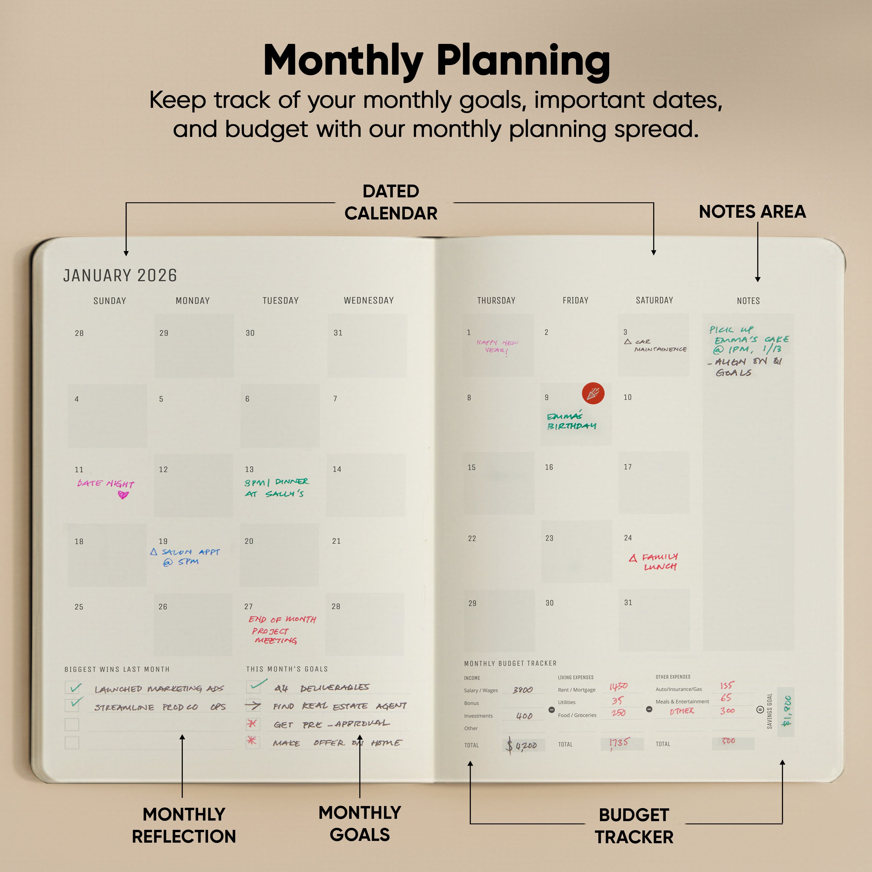 2026 Planner (Planner Pro & Pro Max)