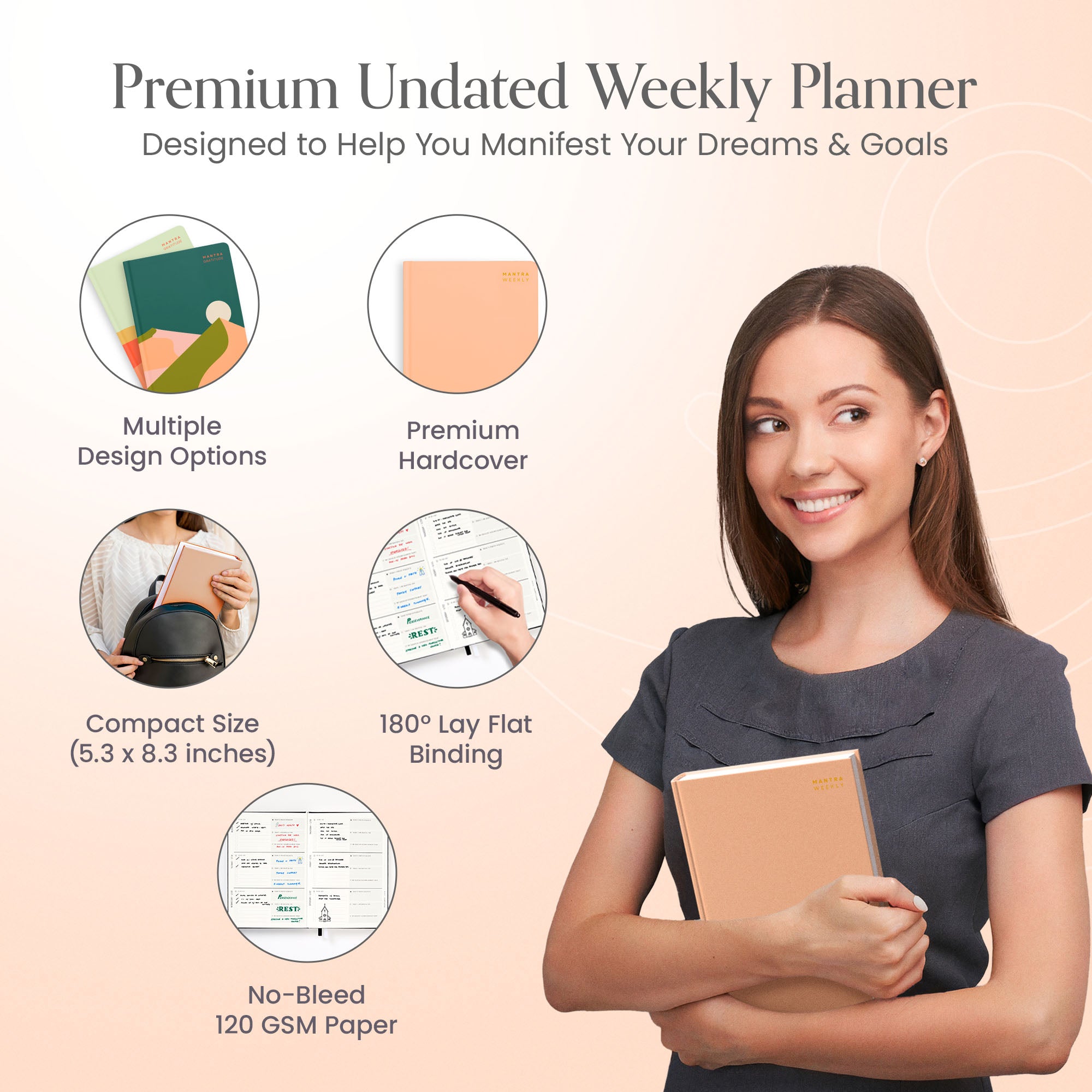 Mantra Weekly Planner (5x8)