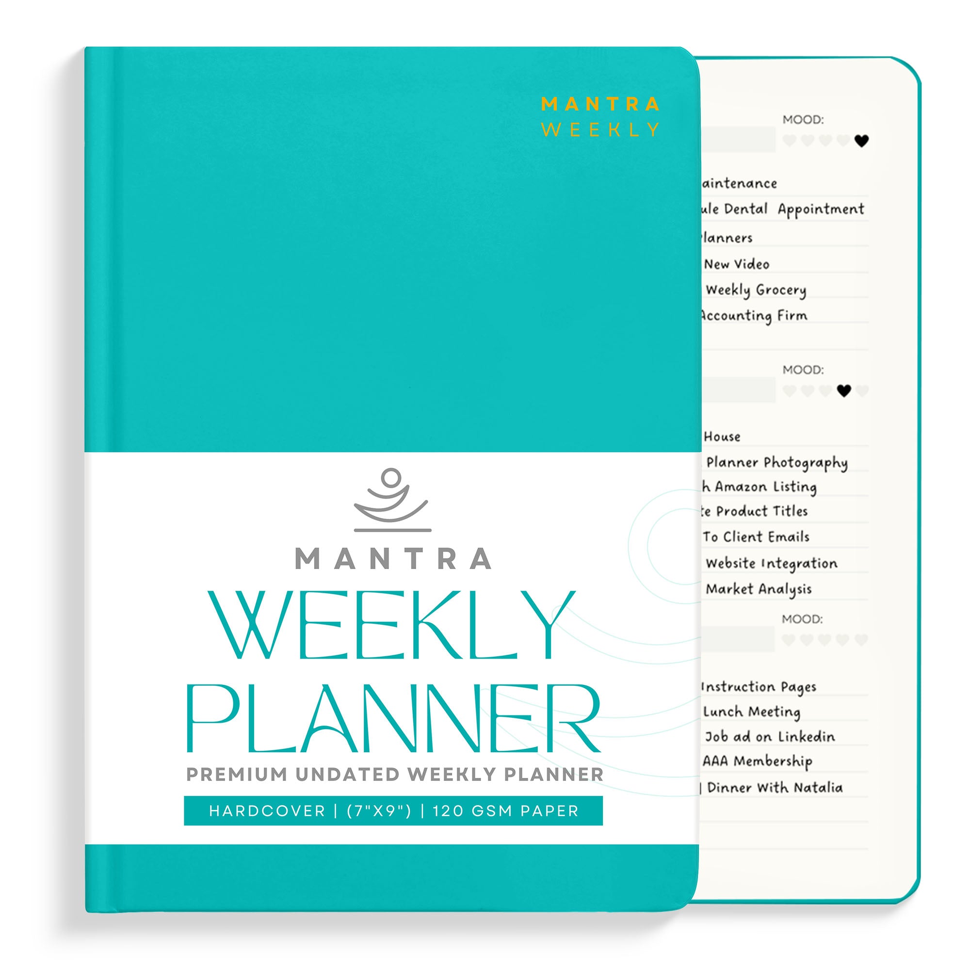 2025 Planner - Planner, Daily Journal & Gratitude Journal With To Do List & Habit Tracker - 7 x 9 - Mantra Planner