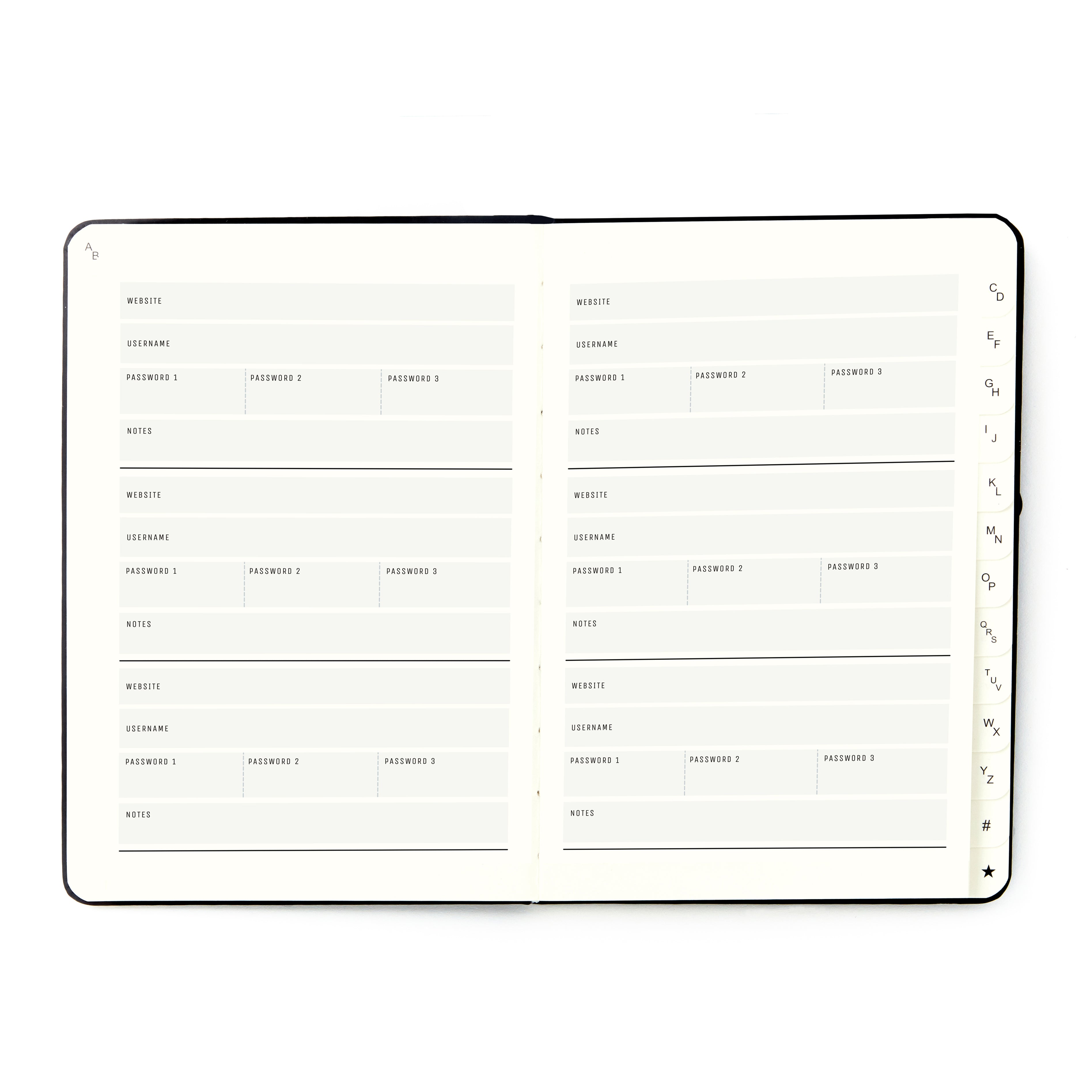 Boost Productivity with a Work Password Book