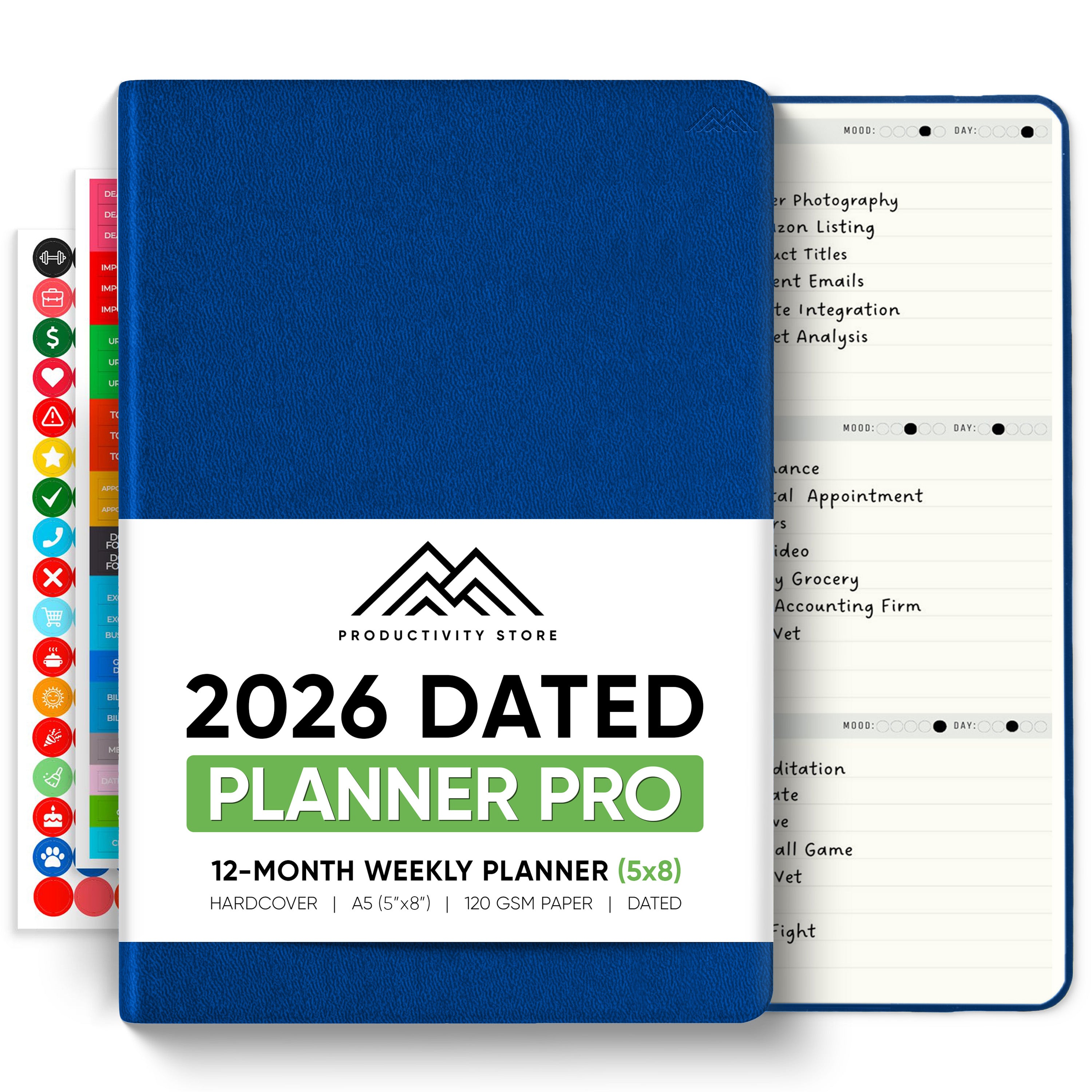 2026 Productivity Store Dated Planner Pro Max (8.5x11) and Dated Planner Pro (5.8” x 8.3”) PREORDER!