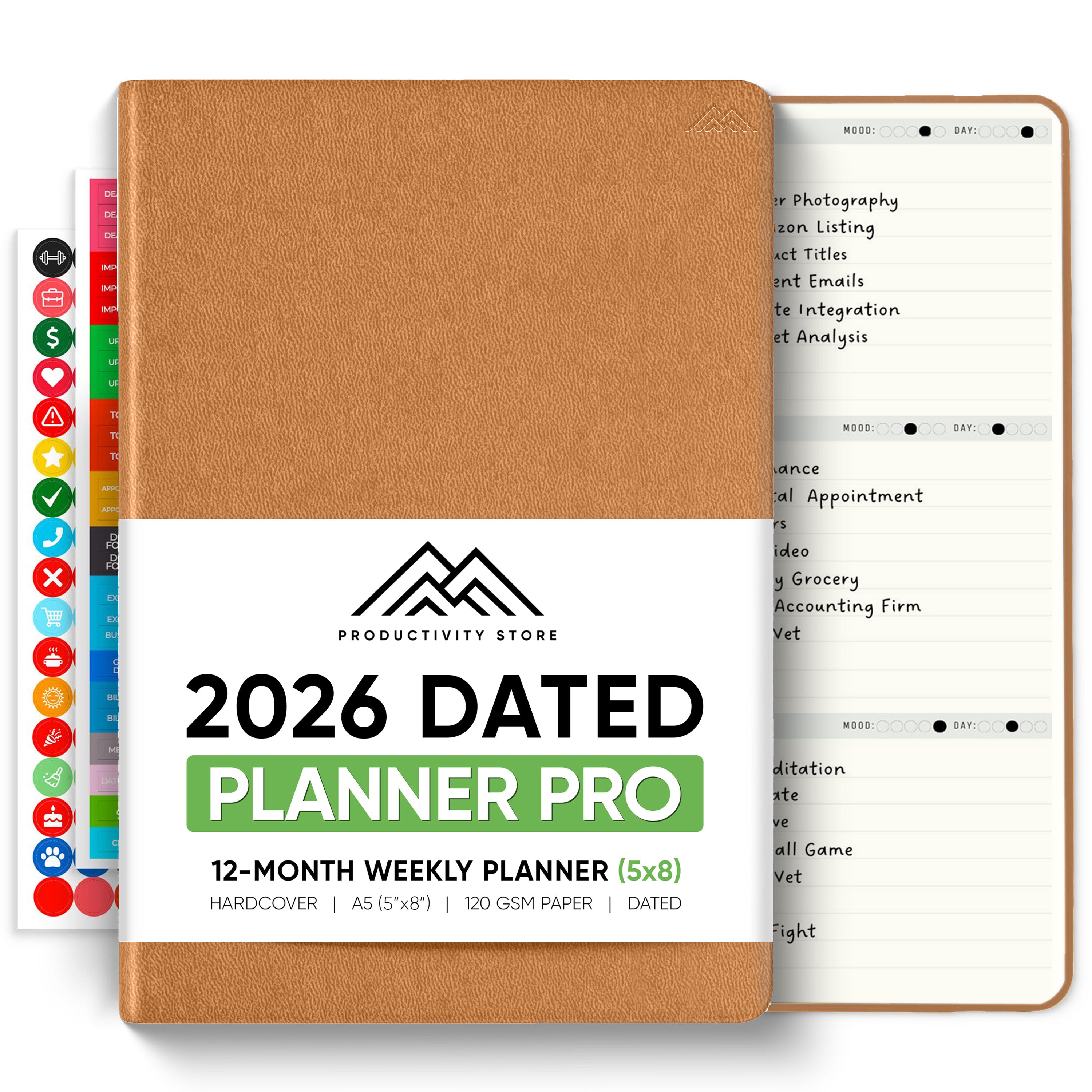 2026 Productivity Store Dated Planner Pro Max (8.5x11) and Dated Planner Pro (5.8” x 8.3”) PREORDER!