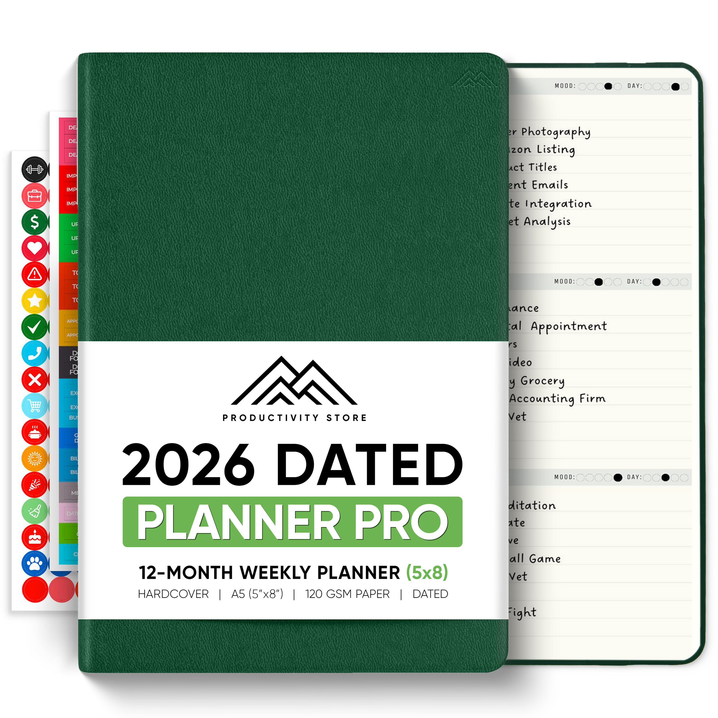 2026 Productivity Store Dated Planner Pro Max (8.5x11) and Dated Planner Pro (5.8” x 8.3”) PREORDER!