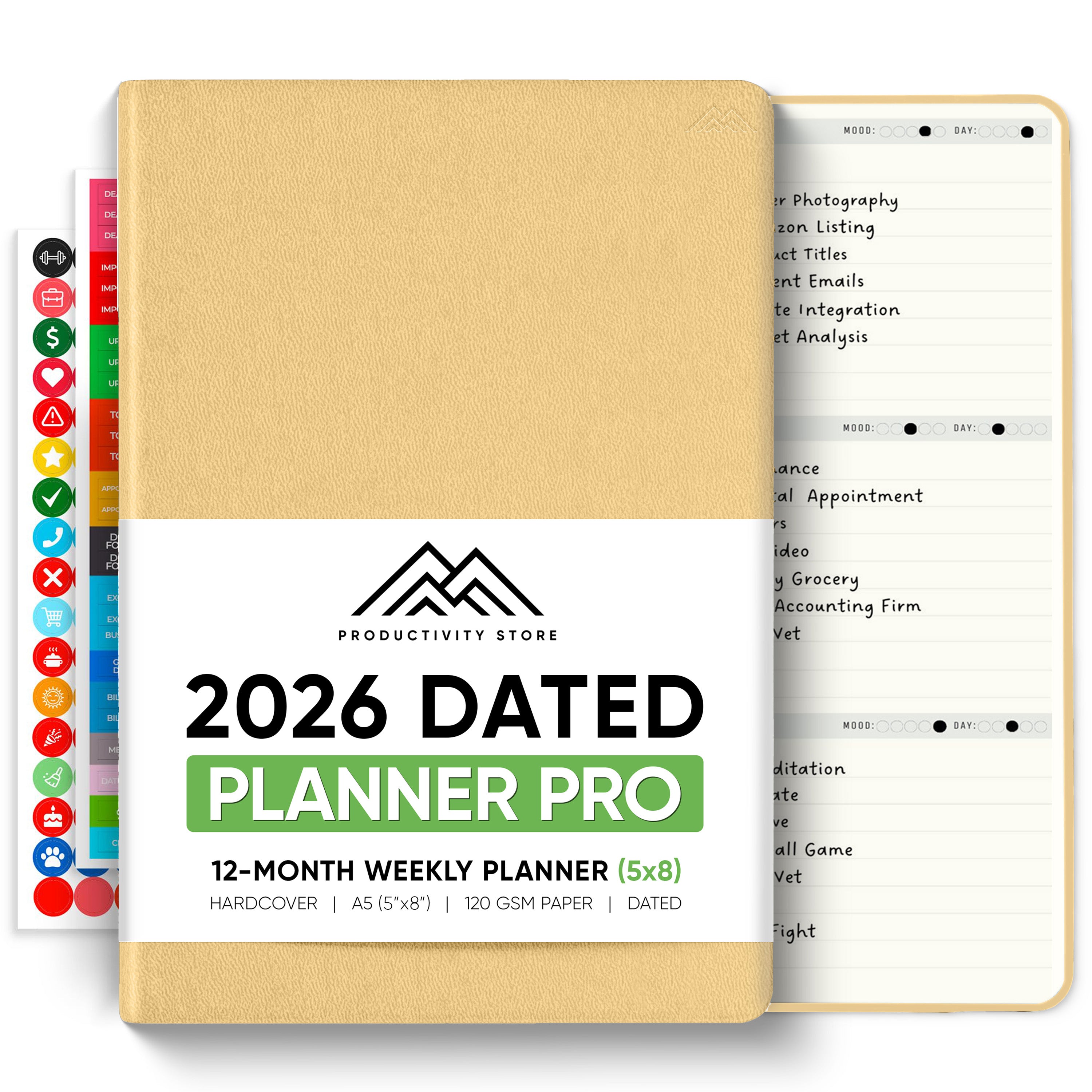 2026 Productivity Store Dated Planner Pro Max (8.5x11) and Dated Planner Pro (5.8” x 8.3”) PREORDER!