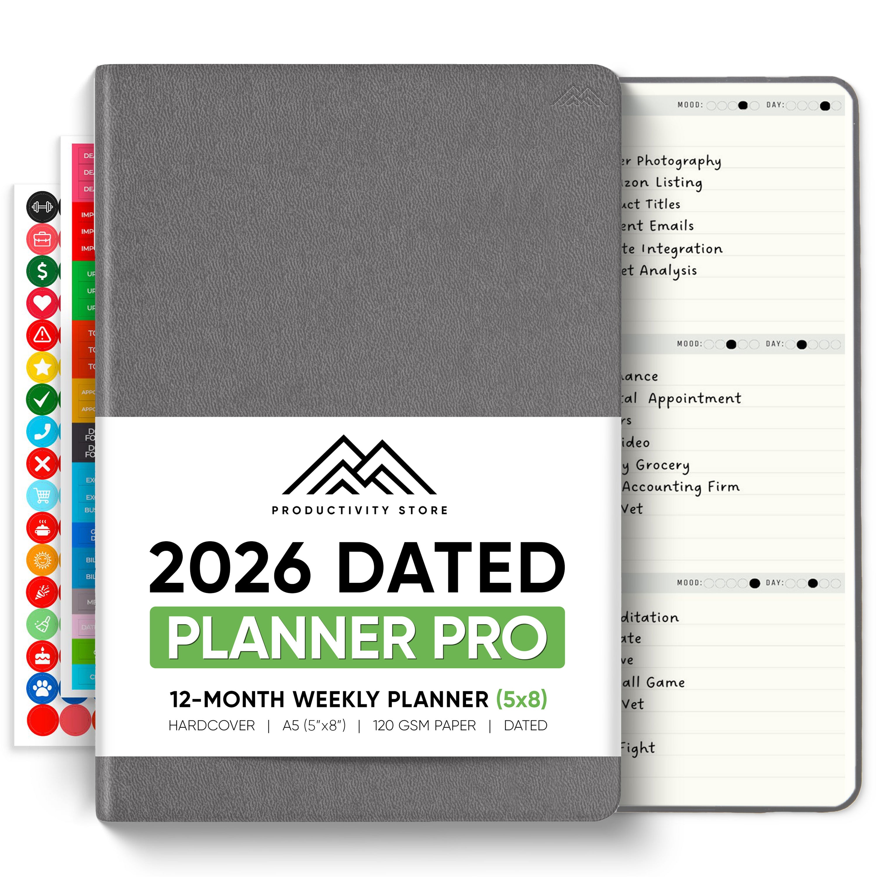 2026 Productivity Store Dated Planner Pro Max (8.5x11) and Dated Planner Pro (5.8” x 8.3”) PREORDER!
