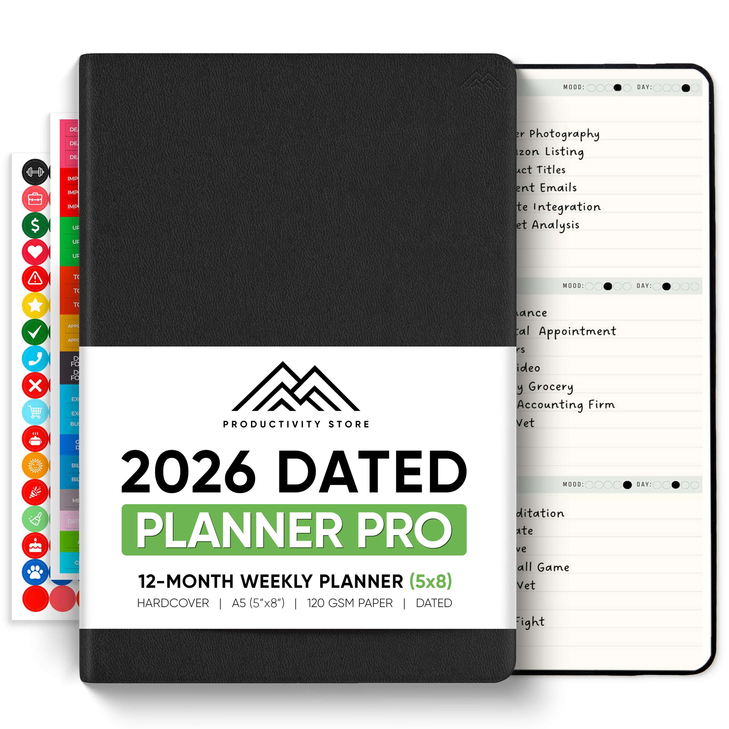 2026 Productivity Store Dated Planner Pro Max (8.5x11) and Dated Planner Pro (5.8” x 8.3”) PREORDER!