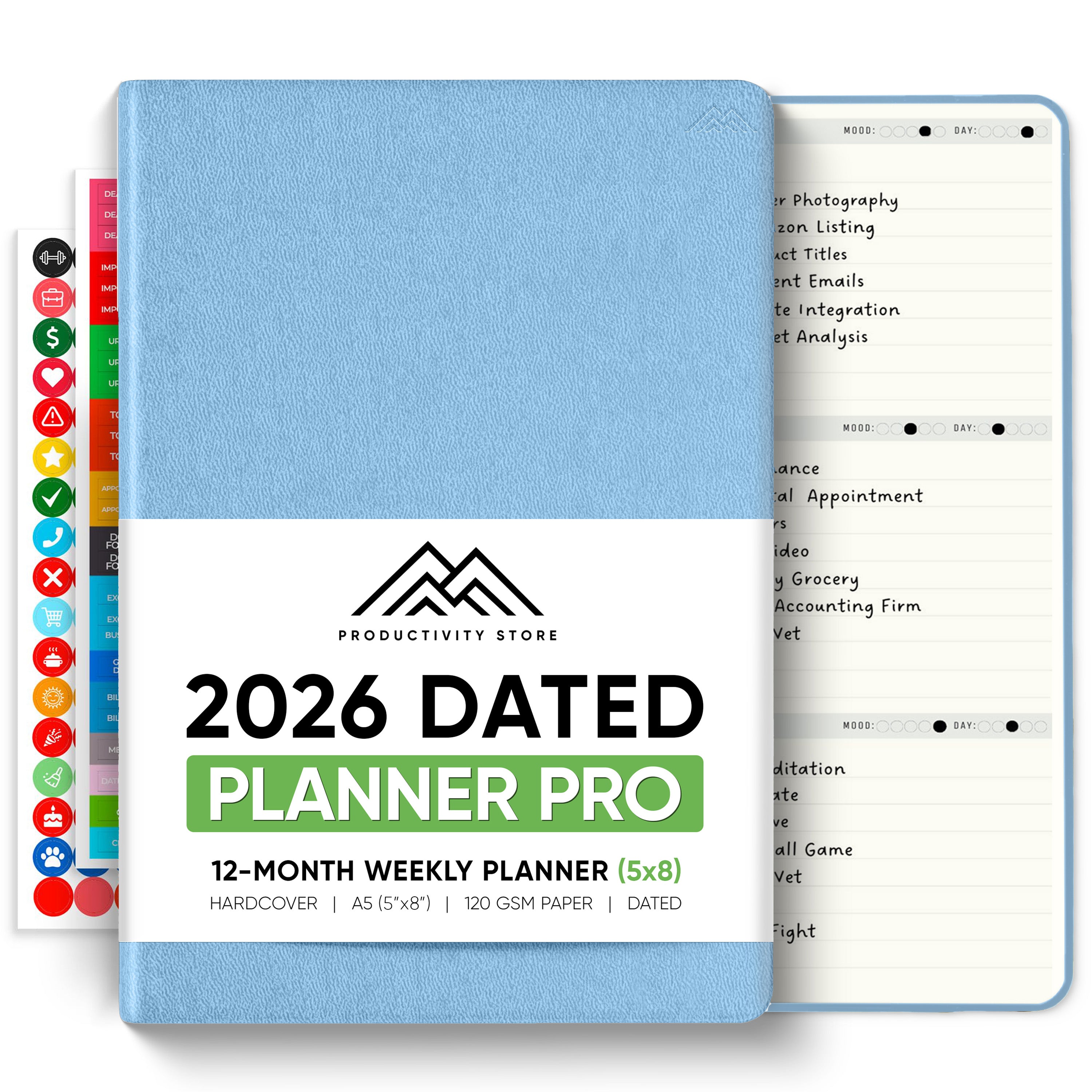 2026 Productivity Store Dated Planner Pro Max (8.5x11) and Dated Planner Pro (5.8” x 8.3”) PREORDER!