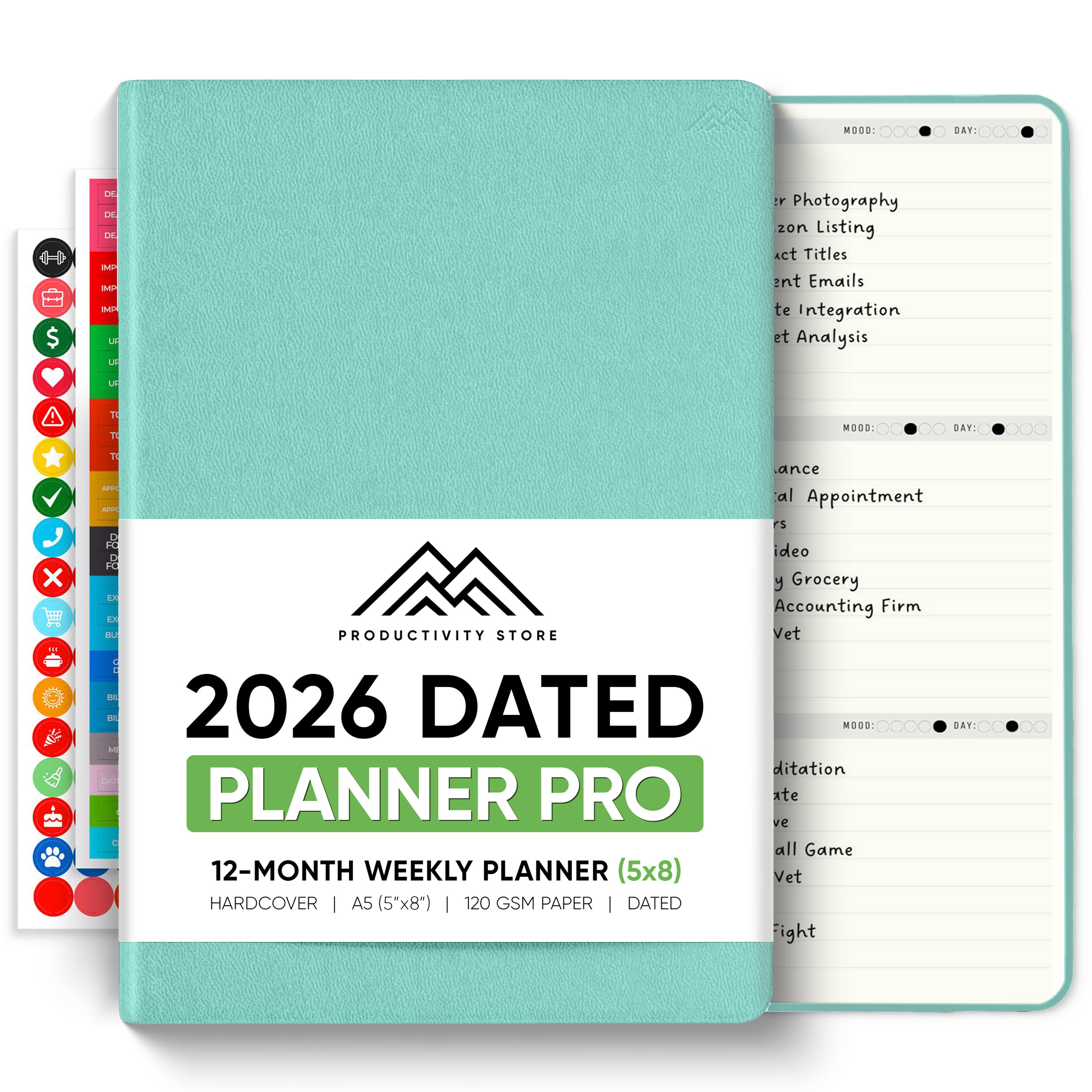 2026 Productivity Store Dated Planner Pro Max (8.5x11) and Dated Planner Pro (5.8” x 8.3”) PREORDER!