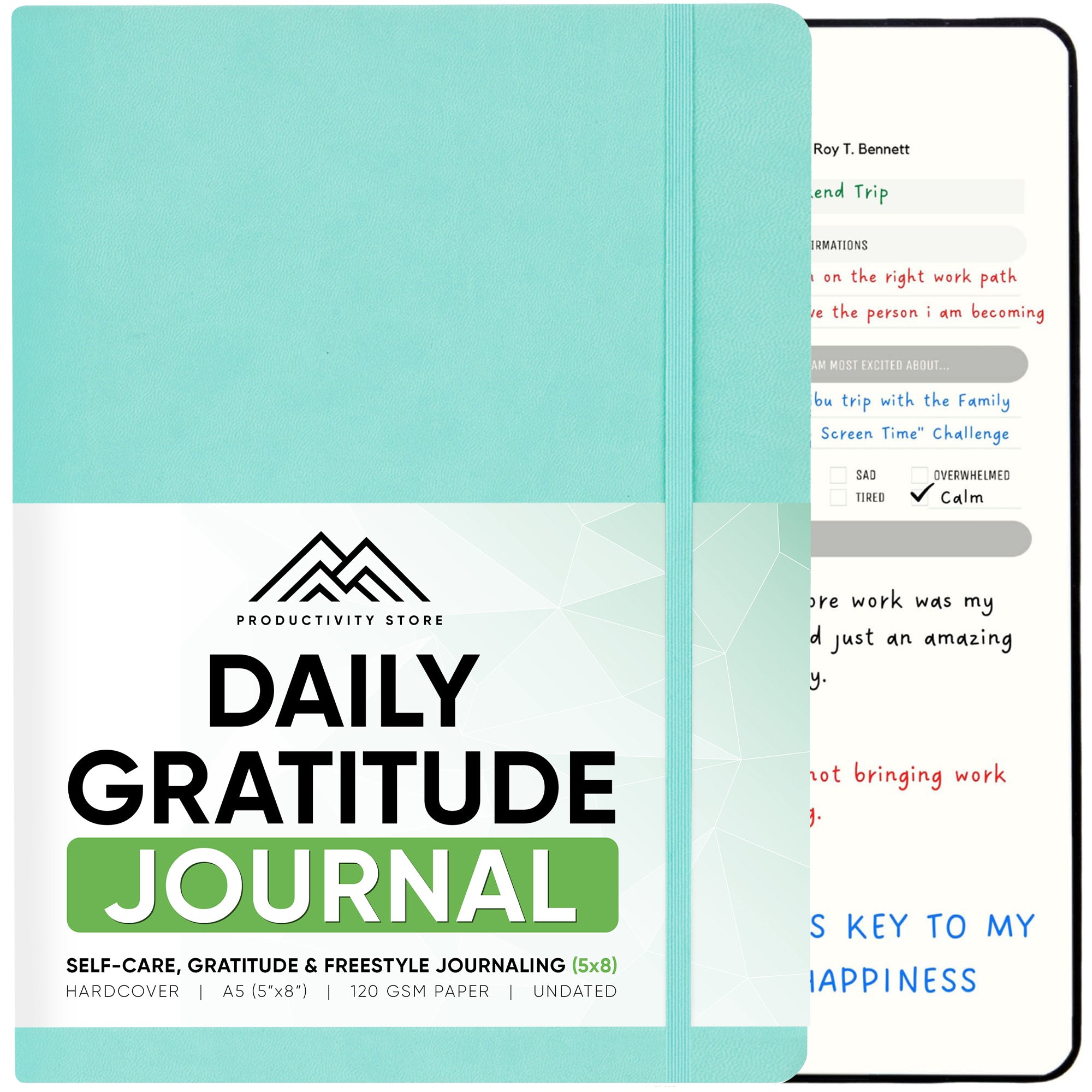 HAPPY THOUGHTS JOURNAL: For all your daily thoughts to promote