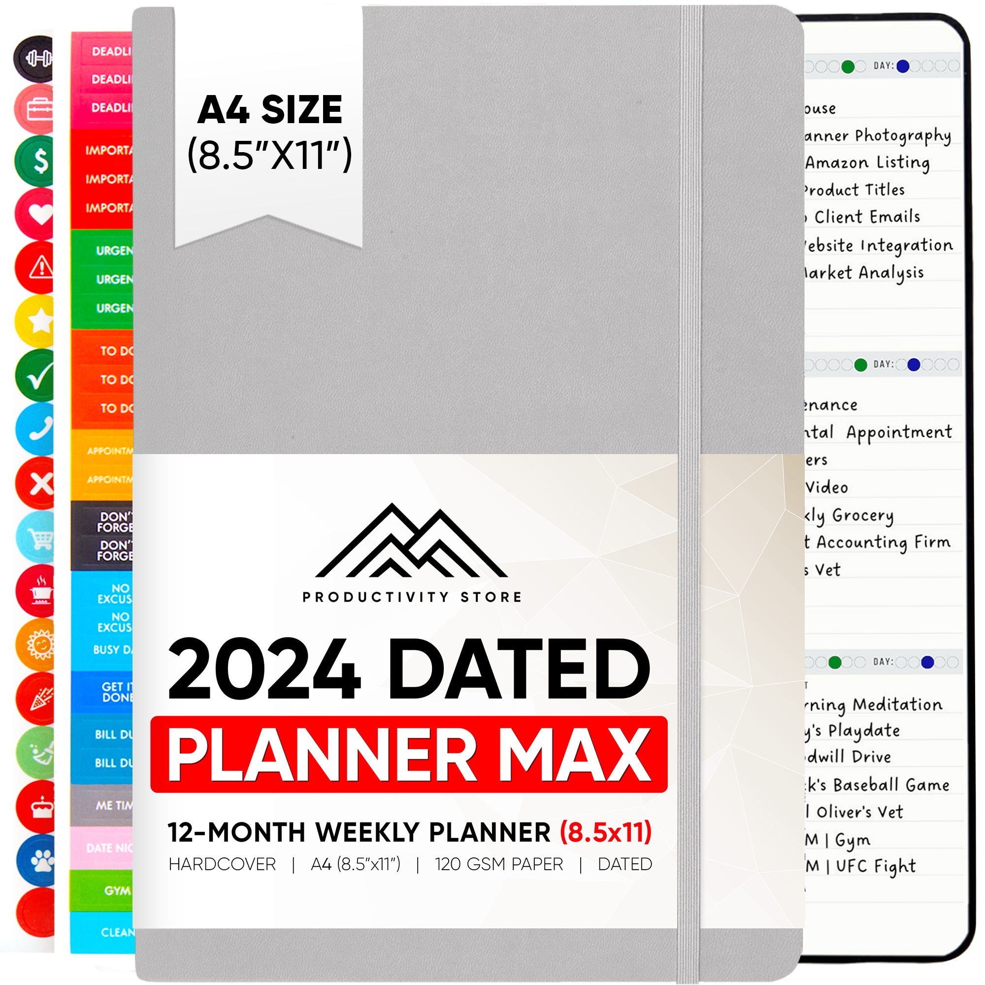 2025 Productivity Store Dated Planner Pro (5x8) and Planner Pro Max (8.5x11) PREORDER!