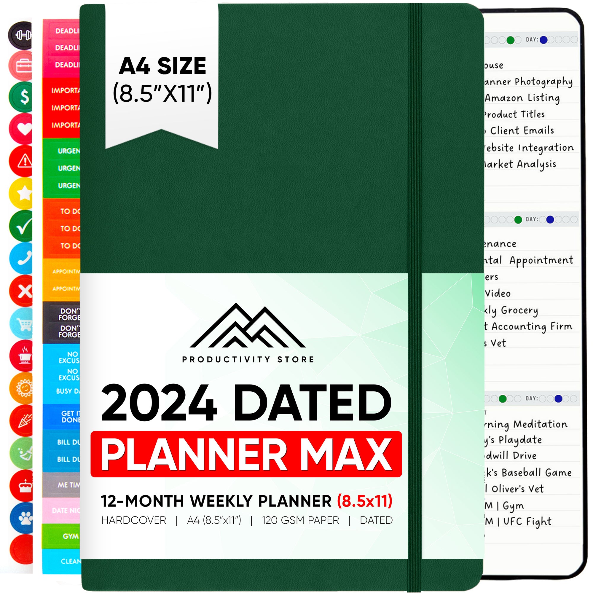 2025 Productivity Store Dated Planner Pro (5x8) and Planner Pro Max (8.5x11) PREORDER!