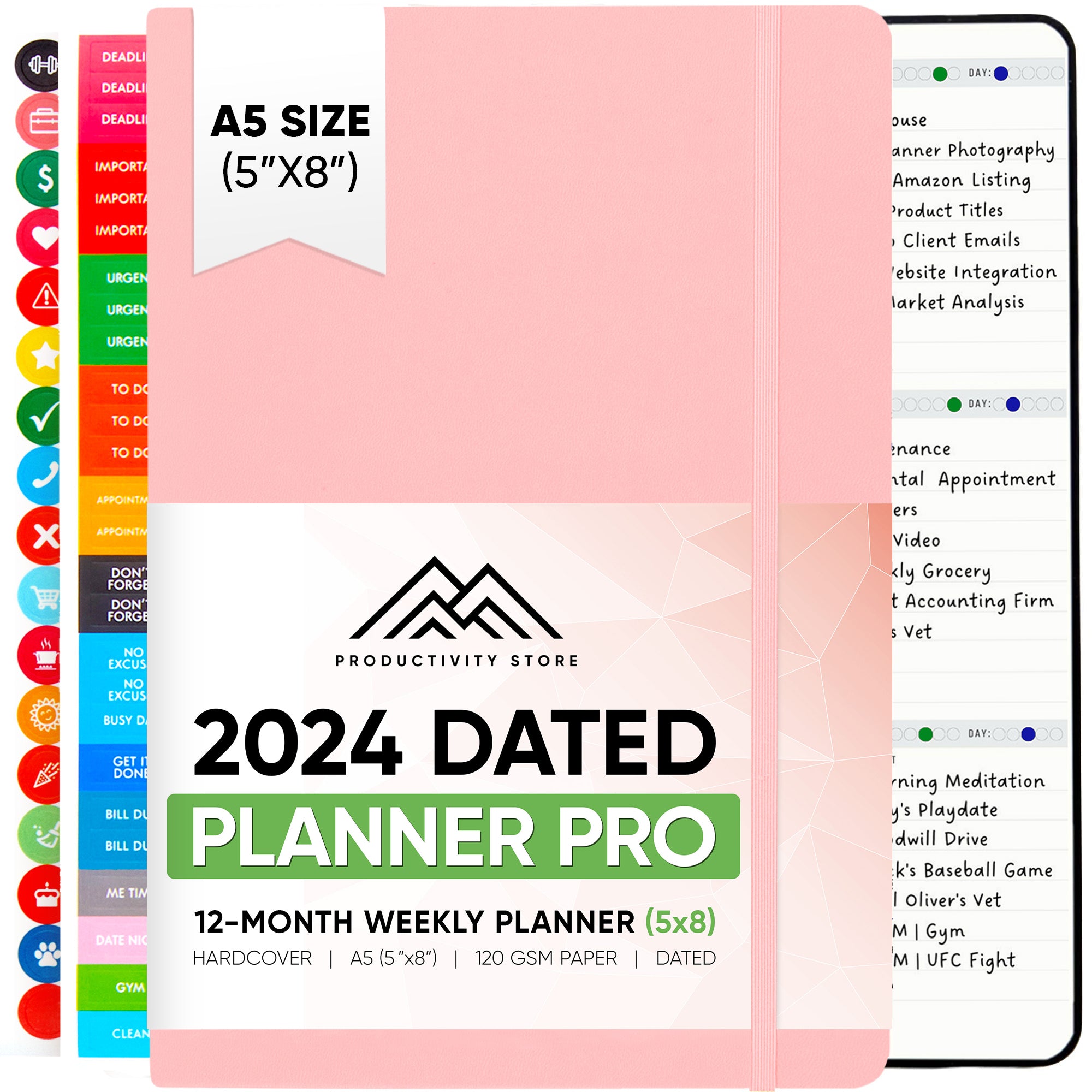 2024 Monthly to Do List 2024 Printable Todo List 2024 Monthly Planner 2024  Monthly Notes Vertical Daily to Do List Checklist PDF A4 Letter 