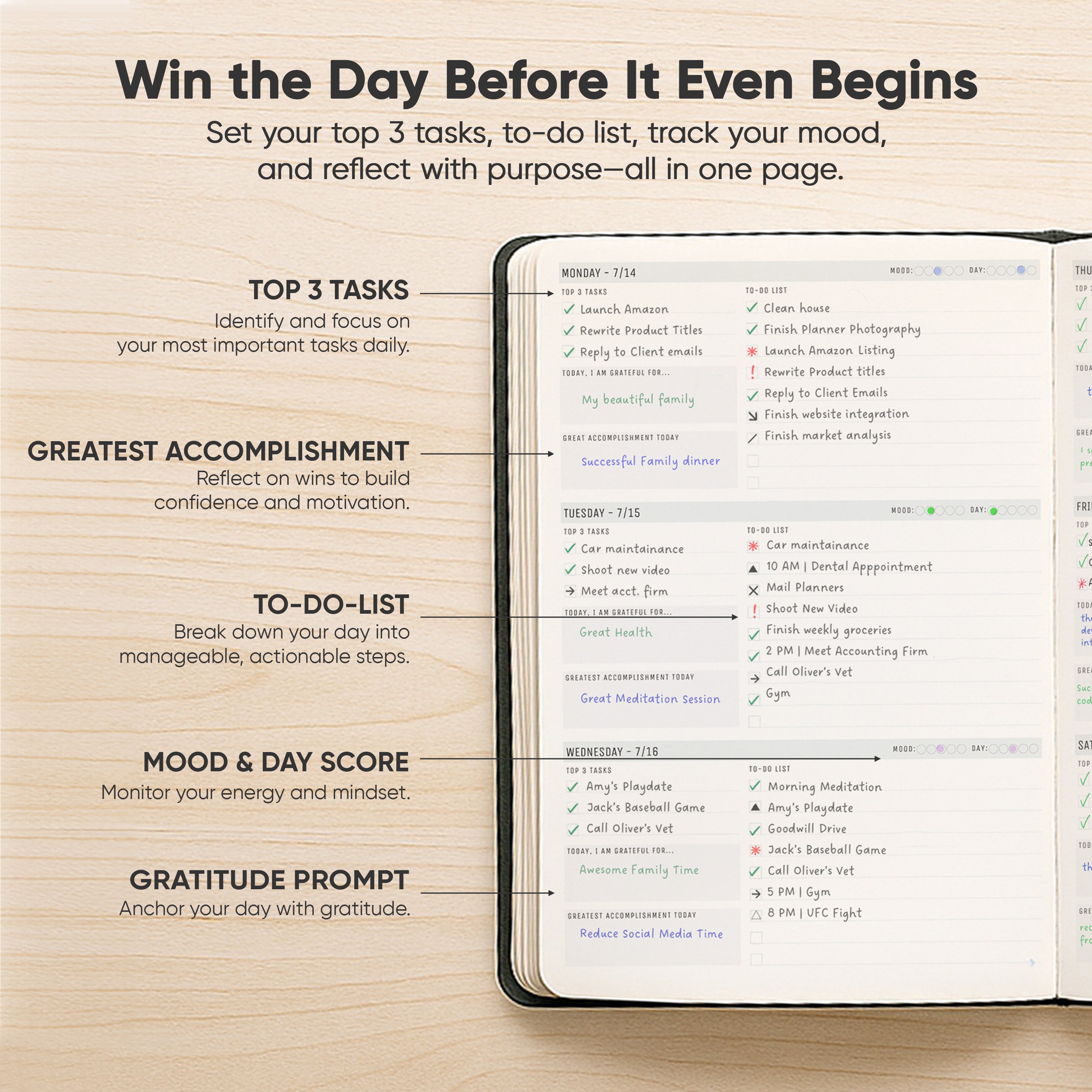 2026 Productivity Store Dated Planner Pro Max (8.5x11) and Dated Planner Pro (5.8” x 8.3”) PREORDER!