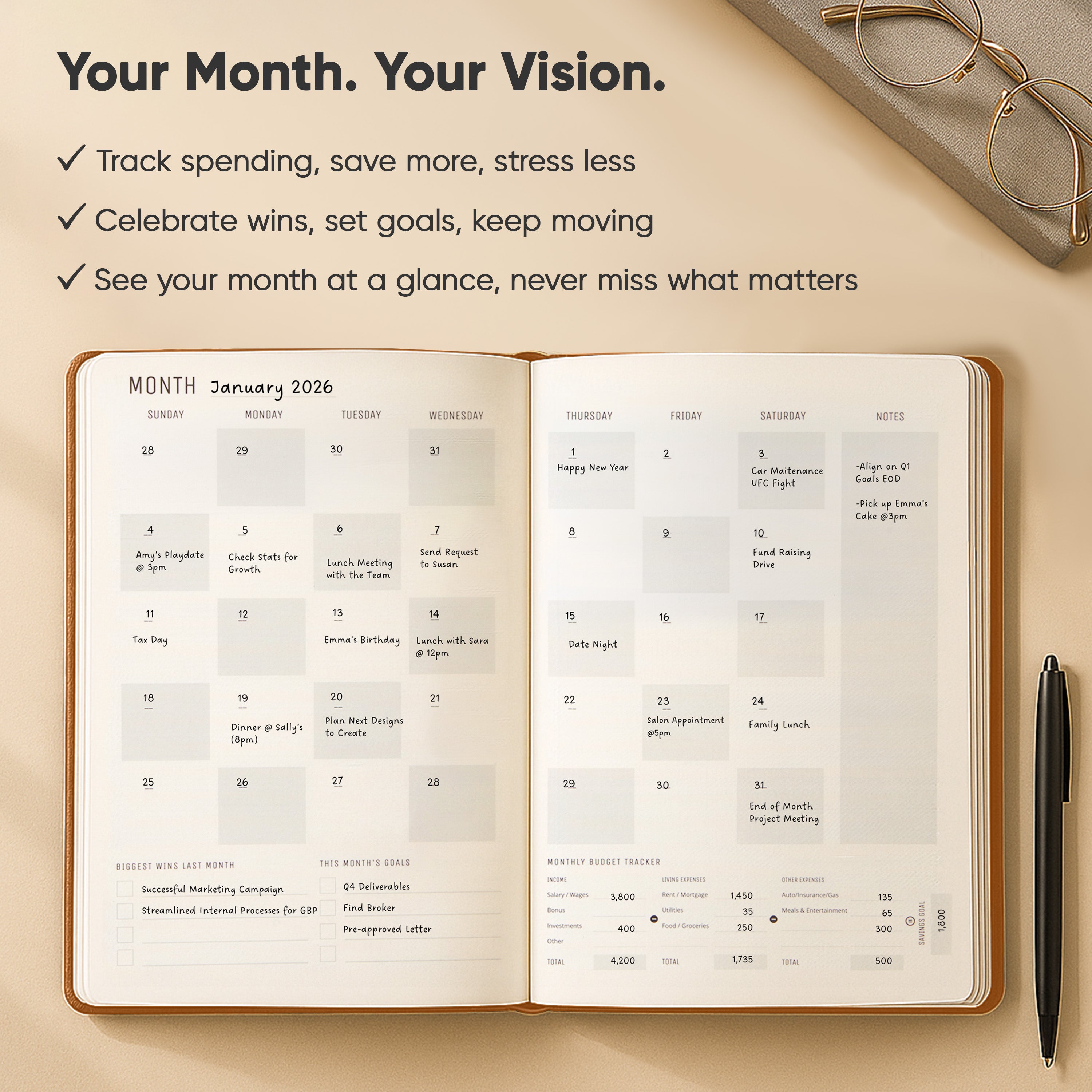 6 Month Daily Planner