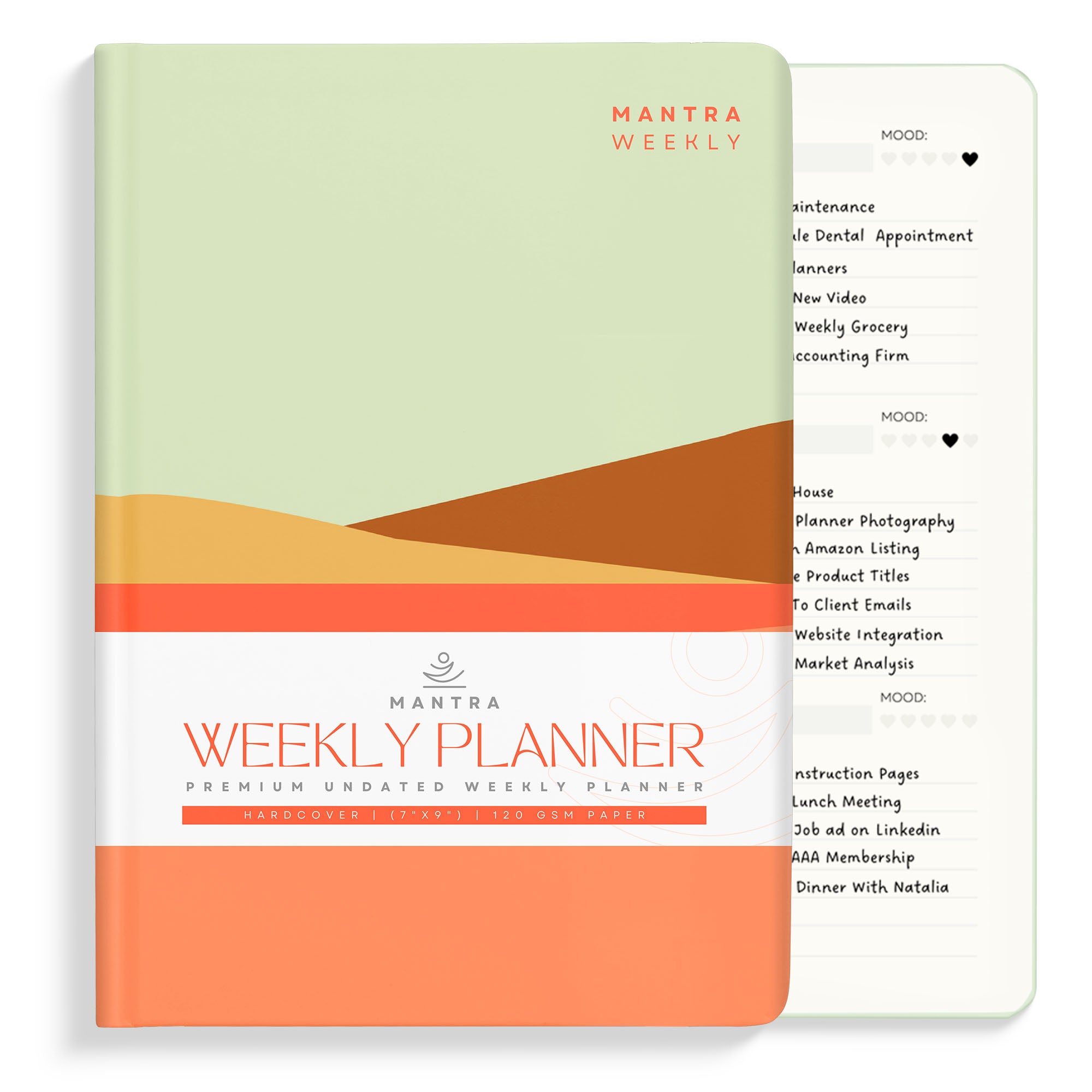 2024 Planner - Planner, Daily Journal & Gratitude Journal With To Do List & Habit Tracker - 7 x 9 - Mantra Planner