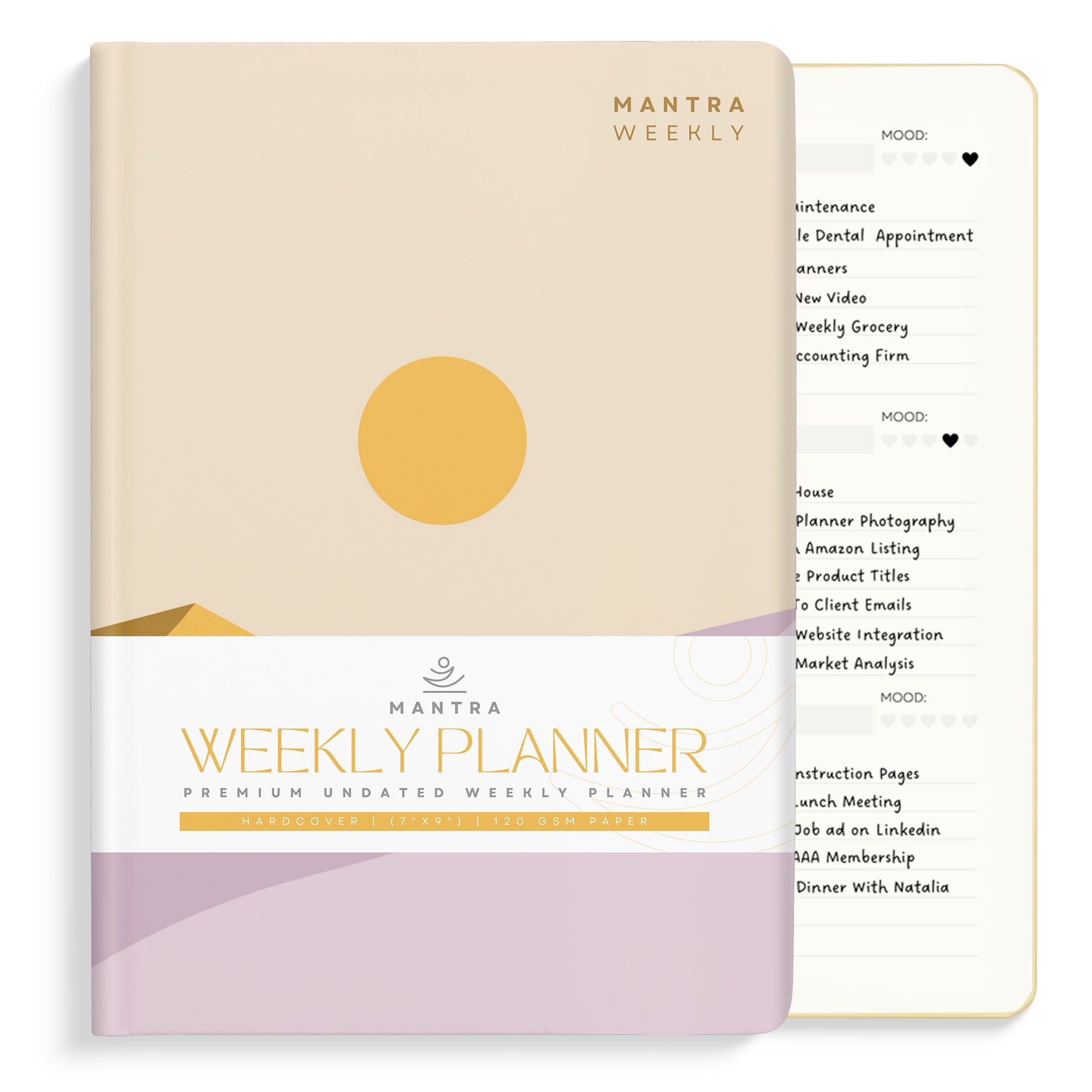 2024 Planner - Planner, Daily Journal & Gratitude Journal With To Do List & Habit Tracker - 7 x 9 - Mantra Planner