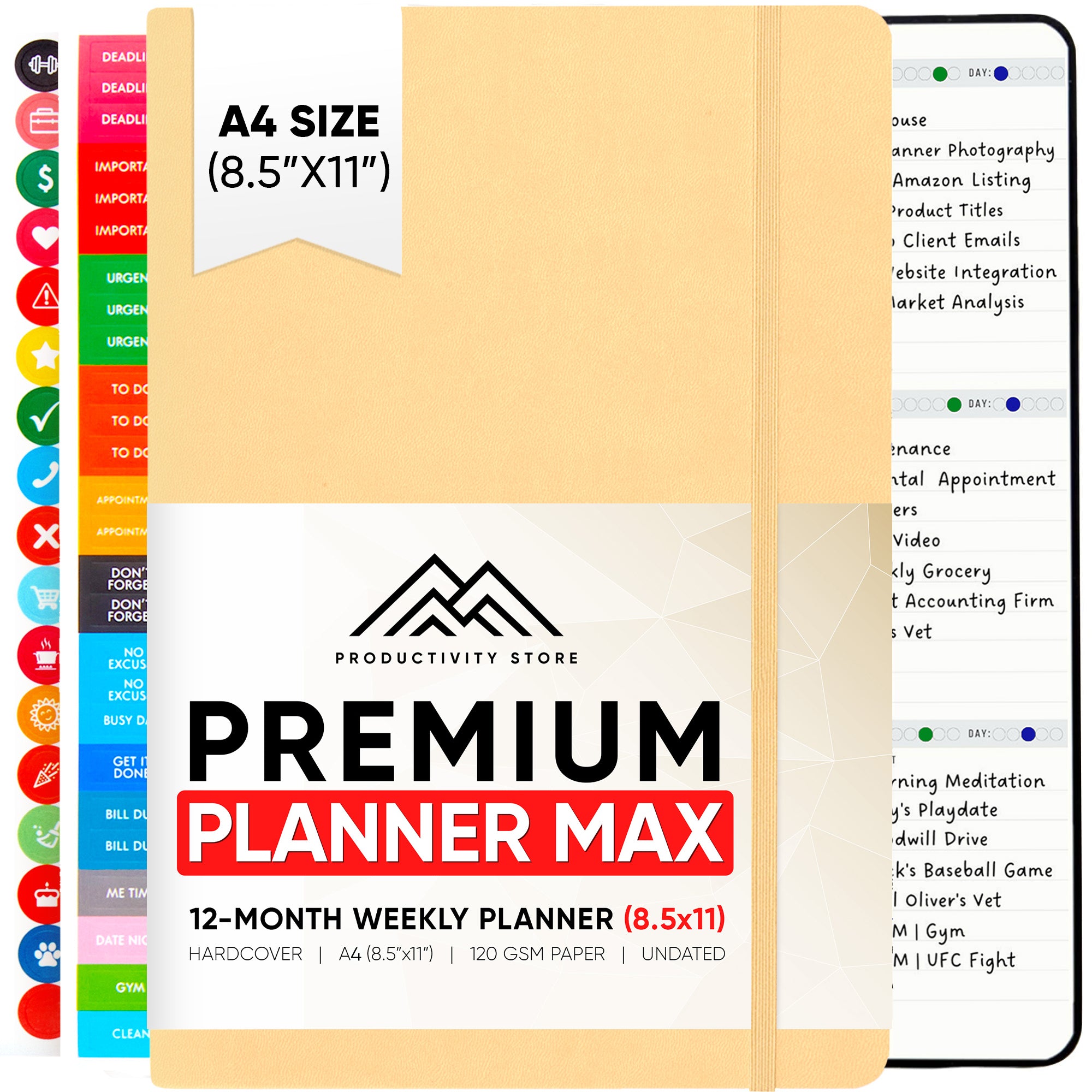 PREORDER! 2025 Productivity Store Planner Pro Max (8.5x11)