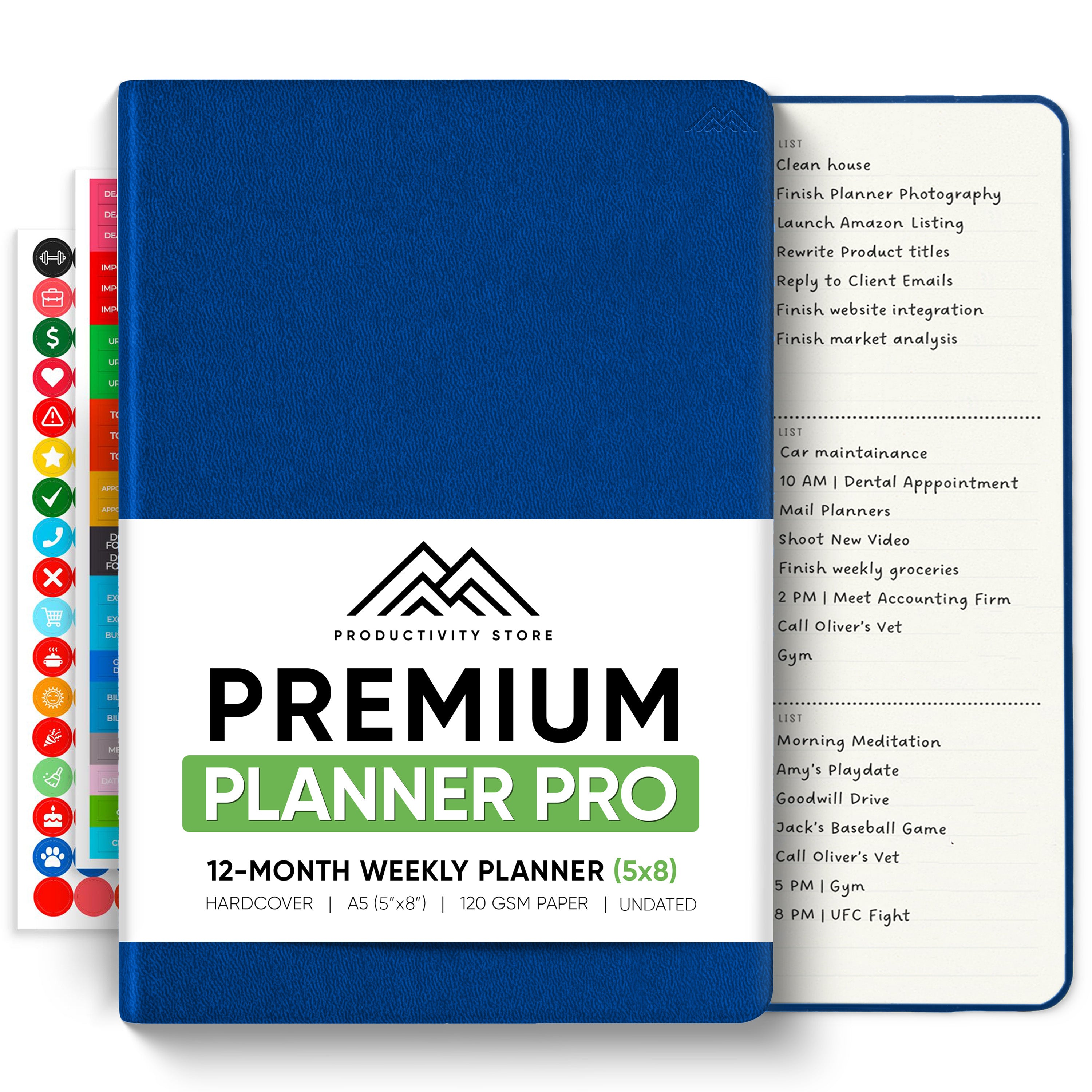 Undated 2025 Productivity Store Planner Pro (A5)