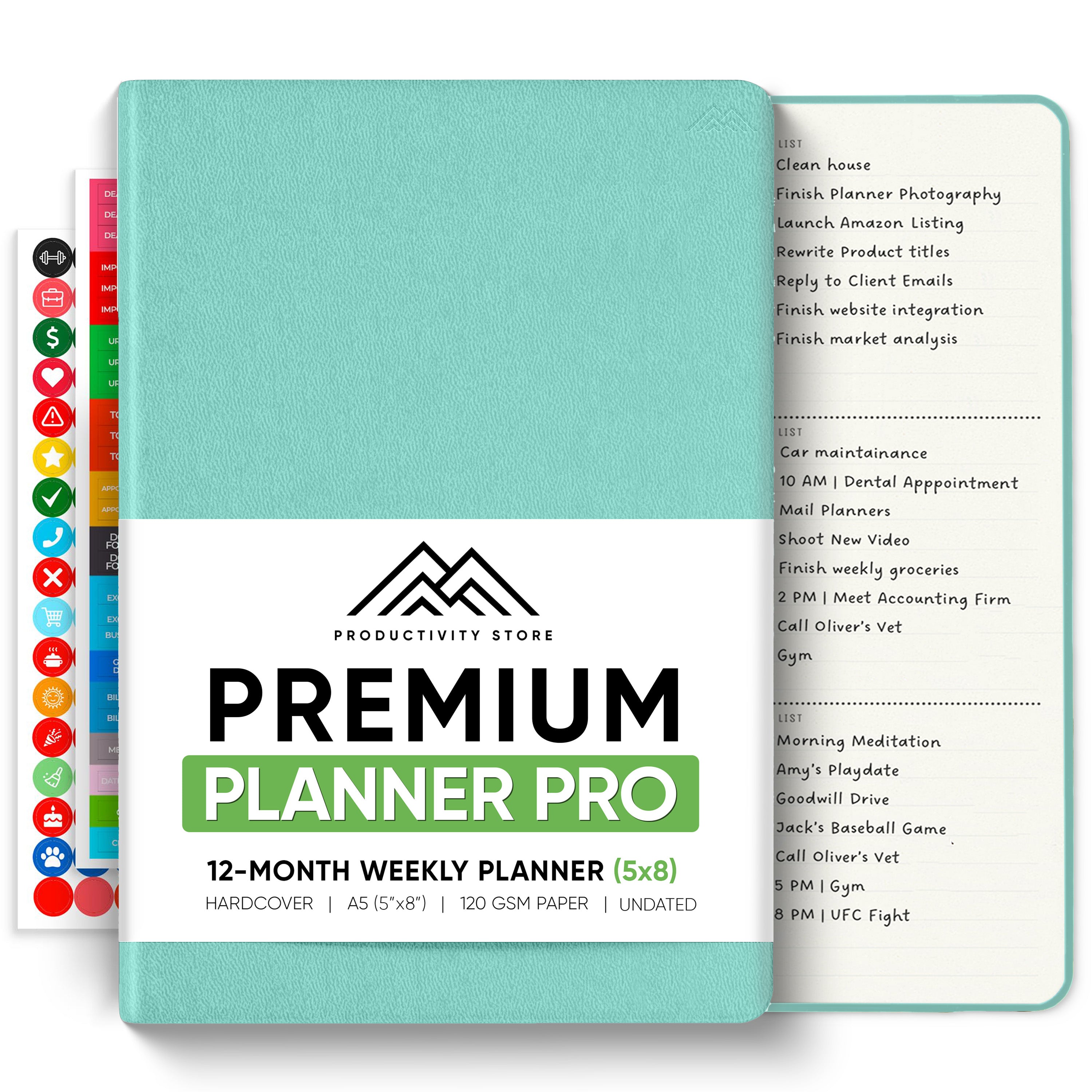 Undated 2025 Productivity Store Planner Pro (A5)