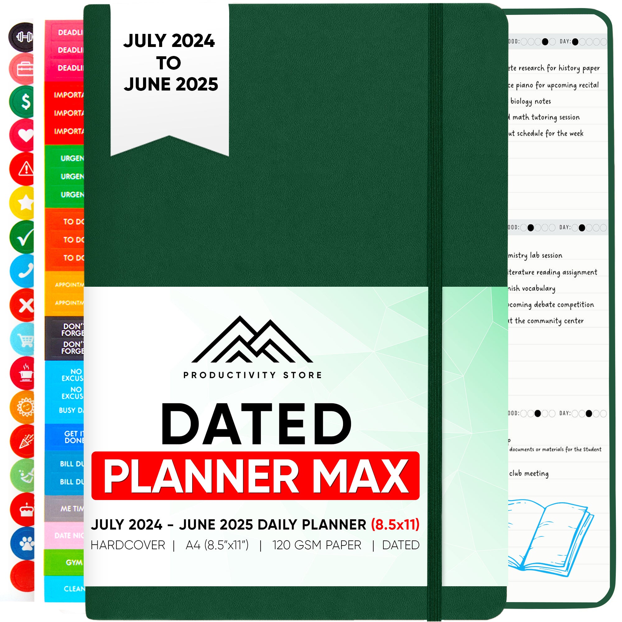 2025 Productivity Store Dated Planner Pro (5x8) and Planner Pro Max (8.5x11) PREORDER!